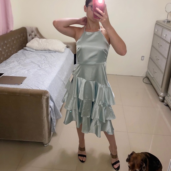 Lulus Asymmetrical Dress - Picture 1 of 7